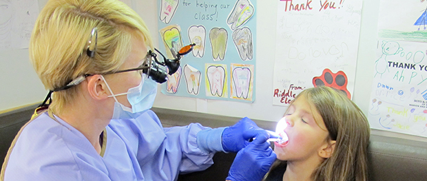 Dentist oral exam